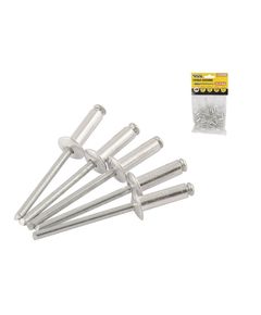 Заклепки слепые алюминиевые MASTERTOOL 4.0x10.16 мм, 50 шт., фото  | SNABZHENIE.com.ua