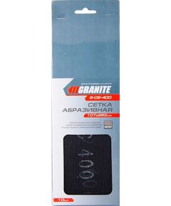 Сетка абразивная GRANITE 400, 107х280 мм, 10 шт, зерно 400, фото  | SNABZHENIE.com.ua