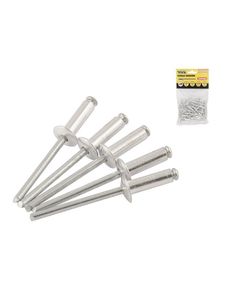 Заклепки слепые алюминиевые MASTERTOOL 4.0х14 мм, 50 шт, фото  | SNABZHENIE.com.ua