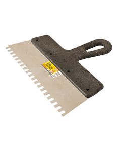 Шпатель зубчатий MASTERTOOL 250x6x6 мм, фото  | SNABZHENIE.com.ua