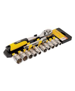 Набор насадок MASTERTOOL PROFI CrV 1/2, 10-24 мм, 12 шт, трещотка 72Т, фото  | SNABZHENIE.com.ua