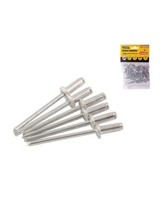 Заклепки сліпі алюмінієві MASTERTOOL 3.2x6.4 мм, 50 шт, фото  | SNABZHENIE.com.ua