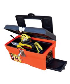 Ящик для інструмента MASTERTOOL 13 з металевими замками, 330x180x165 мм, фото  | SNABZHENIE.com.ua