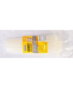Хомут пластиковий MASTERTOOL 3.6x200 мм, 100 шт, білий, фото  | SNABZHENIE.com.ua