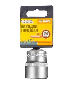 Насадка торцевая MASTERTOOL 1/2 24 мм, 6-гранная, CRV, фото  | SNABZHENIE.com.ua