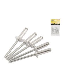 Заклепки алюминиевые MASTERTOOL 4.0х12.50 мм, 50 шт., фото  | SNABZHENIE.com.ua