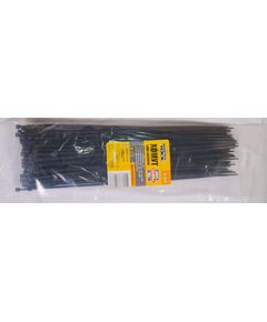 Хомут пластиковый MASTERTOOL 3.6x300 мм, черный 100 шт, фото  | SNABZHENIE.com.ua