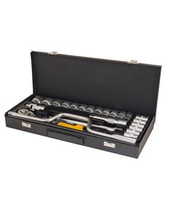Набор торцевых насадок MASTERTOOL PROFI CrV 1/2 10-32 мм, 24 шт., фото  | SNABZHENIE.com.ua