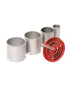 Набор корончатых сверл GRANITE 4 шт 33-73 мм с вольфрамовым покрытием, фото  | SNABZHENIE.com.ua