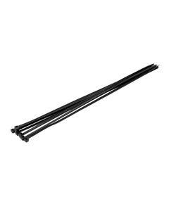Хомут пластиковый MASTERTOOL 2.5x150 мм, черный, 100 шт, фото  | SNABZHENIE.com.ua