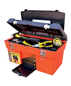 Ящик для инструмента MASTERTOOL 19 с металлическими замками, фото  | SNABZHENIE.com.ua