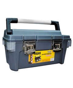 Ящик для інструмента MASTERTOOL 20, 500x275x265 мм, з металевими замками, фото  | SNABZHENIE.com.ua