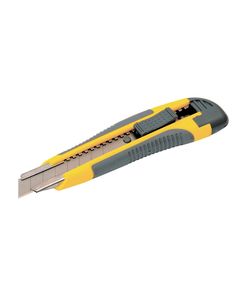 Ніж MASTERTOOL 18 мм, ABS, TPR, металеве направлення, 3 леза 17-0119, фото  | SNABZHENIE.com.ua