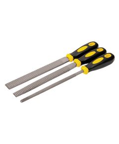 Рашпили MASTERTOOL 3 шт 200 мм плоский, круглый, полукруглый, фото  | SNABZHENIE.com.ua