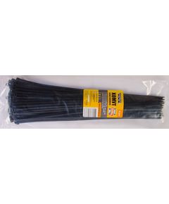 Хомут пластиковий MASTERTOOL 4.8x350 мм, 100 шт, чорний, фото  | SNABZHENIE.com.ua