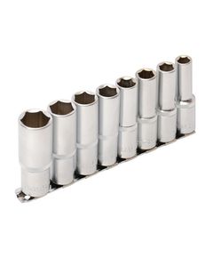 Набір торцевих насадок MASTERTOOL CRV 1/2, 8 шт (10-22 мм) 78-1208, фото  | SNABZHENIE.com.ua