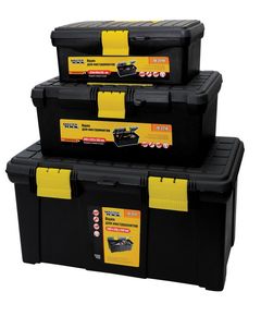 Ящики для інструмента MASTERTOOL, 3 шт, пластикові замки, 12.5-19.5 см, фото  | SNABZHENIE.com.ua