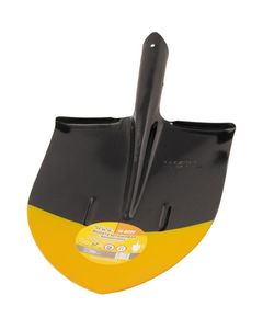Штыковая лопата MASTERTOOL 240x290 мм черно-желтая, фото  | SNABZHENIE.com.ua