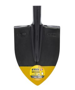 Штыковая лопата MASTERTOOL 220x300 мм, черно-желтая, фото  | SNABZHENIE.com.ua