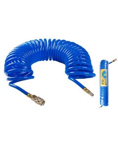 Шланг спиральный полиуретановый MASTERTOOL 8x12 мм, 10 м, фото  | SNABZHENIE.com.ua