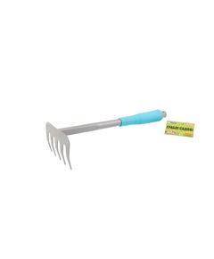 Грабли садовые MASTERTOOL, 5 зубьев, пластиковая ручка, фото  | SNABZHENIE.com.ua