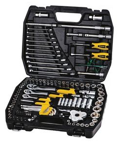 Набор ключей и насадок MASTERTOOL PROFI 121 шт, фото  | SNABZHENIE.com.ua