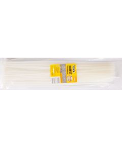 Пластиковые хомуты MASTERTOOL 4.8x400 мм, 100 шт, белый, фото  | SNABZHENIE.com.ua
