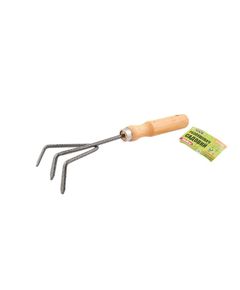Рыхлитель садовый MASTERTOOL с деревянной ручкой 250x90 мм, фото  | SNABZHENIE.com.ua
