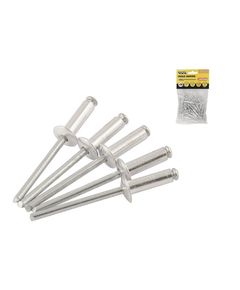 Заклепки алюминиевые MASTERTOOL 4.0x20 мм, 50 шт, фото  | SNABZHENIE.com.ua