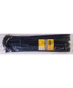 Хомут пластиковий MASTERTOOL 4.8x400 мм, чорний, 100 шт, фото  | SNABZHENIE.com.ua
