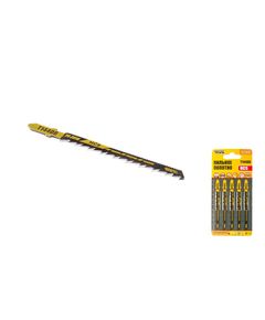Полотно лобзика MASTERTOOL по дереву 5 шт, 100 мм, 6 зубьев на дюйм, T144DB, фото  | SNABZHENIE.com.ua