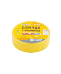 Изоляционная лента MASTERTOOL 0.15 мм, 17 мм, 10 м, желтая, 10 шт., фото  | SNABZHENIE.com.ua