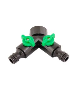 Розподільник подвійний MASTERTOOL 1/2 з регулюванням 92-9327, фото  | SNABZHENIE.com.ua