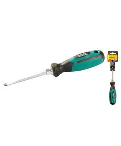 Отвёртка плоская MASTERTOOL SL5x75 мм, усиленная, фото  | SNABZHENIE.com.ua