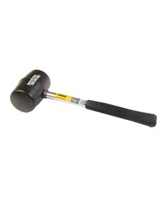 Киянка резиновая MASTERTOOL 60 мм 450 г, черная, фото  | SNABZHENIE.com.ua