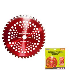 Диск для триммера MASTERTOOL DRAGON 255х25.4х40Т с победитом, фото  | SNABZHENIE.com.ua
