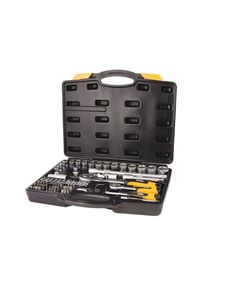 Набор насадок MASTERTOOL PROFI CrV 1/4-1/2, 72 шт, кейс, трещотка 78-5072-PF, фото  | SNABZHENIE.com.ua