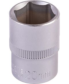 Насадка торцева MASTERTOOL 1/2 20 мм 6-гранна CRV 78-0020, фото  | SNABZHENIE.com.ua