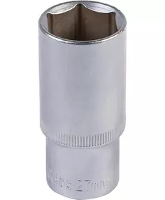 Насадка торцевая 6-гранная удлиненная MASTERTOOL 1/2" 27 мм CRV 78-0527, фото  | SNABZHENIE.com.ua
