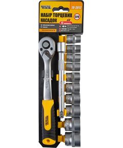 Набор торцевых насадок MASTERTOOL CrV 3/8, 10-24 мм, 12 шт, 72Т, фото  | SNABZHENIE.com.ua