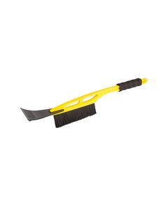 Щітка автомобільна MASTERTOOL жовта зі скребком 175x10 мм, L 520 мм, фото  | SNABZHENIE.com.ua
