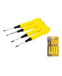 Набор отверток MASTERTOOL 4 шт (T5/T6/PH00/Спец.) 40-0190, фото  | SNABZHENIE.com.ua