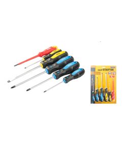 Набор диэлектрических отверток MASTERTOOL 6 шт (PH/SL) 40-1146, фото  | SNABZHENIE.com.ua