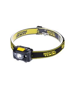 Налобний фонар MASTERTOOL, 4 режими, LED, 59x41x32 мм, 3xAAA, фото  | SNABZHENIE.com.ua