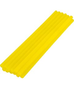 Клеевые стержни MASTERTOOL 7.2x200 мм, 12 шт, желтые, фото  | SNABZHENIE.com.ua