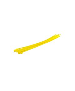 Хомут пластиковый MASTERTOOL 3.6x200 мм, желтый, 100 шт, фото  | SNABZHENIE.com.ua