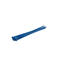 Хомут пластиковый MASTERTOOL 3.6x200 мм, 100 шт, синий, фото  | SNABZHENIE.com.ua
