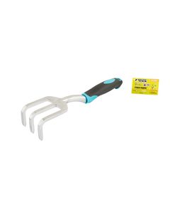 Садовые грабли MASTERTOOL, 3 зуба, алюминий, пластиковая ручка, фото  | SNABZHENIE.com.ua