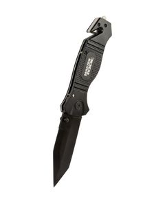 Складной нож MASTERTOOL с черным лезвием, алюминий, 207 мм, фото  | SNABZHENIE.com.ua