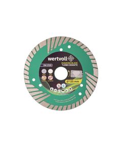 Диск алмазний WERTVOLL TURBO GRANITE 125x2.4 мм, адаптер 22.2-20 мм, фото  | SNABZHENIE.com.ua